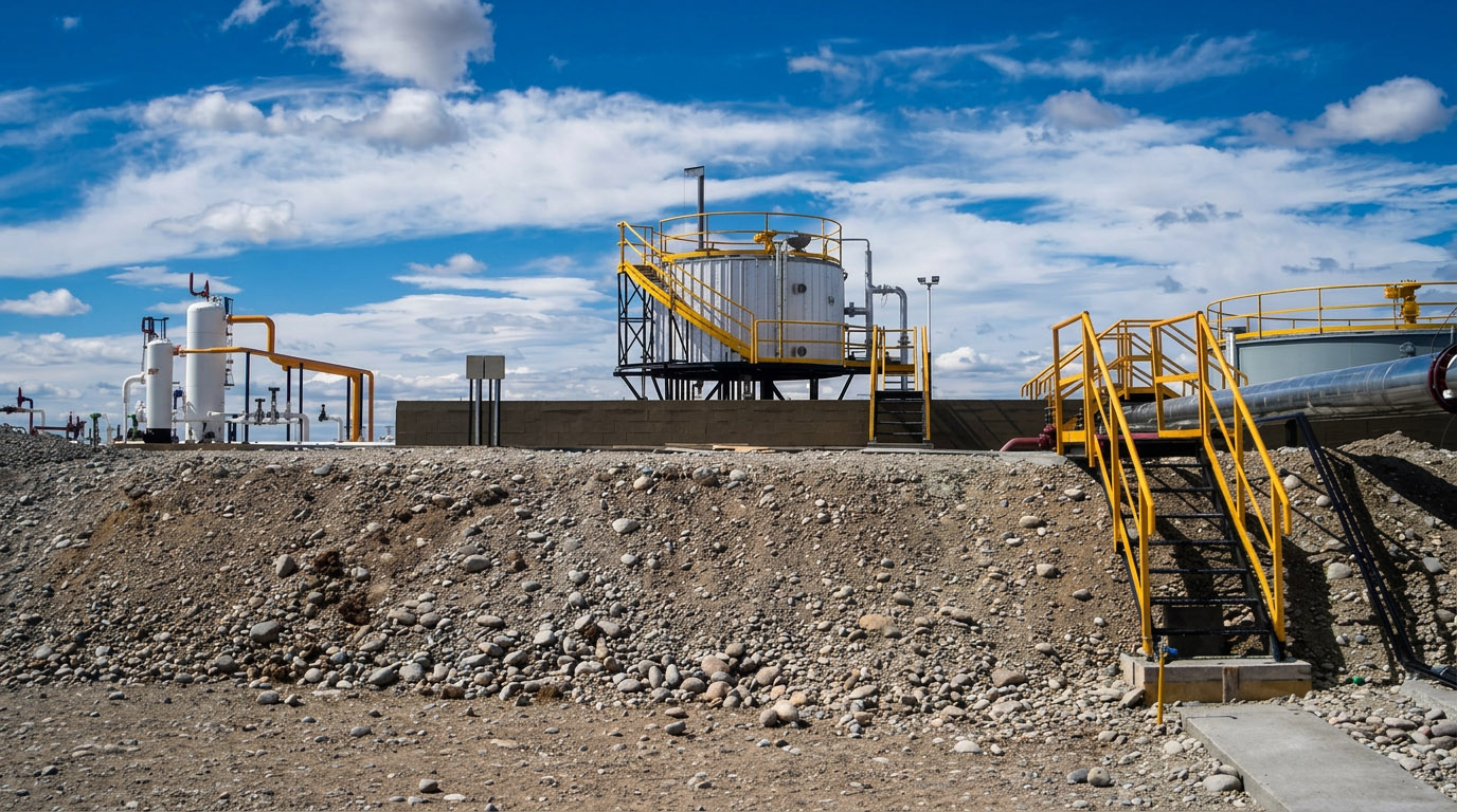 construcción de una batería colectora junto con infraestructura de oleoducto y gasoducto en Cañadón Vasco, Santa Cruz